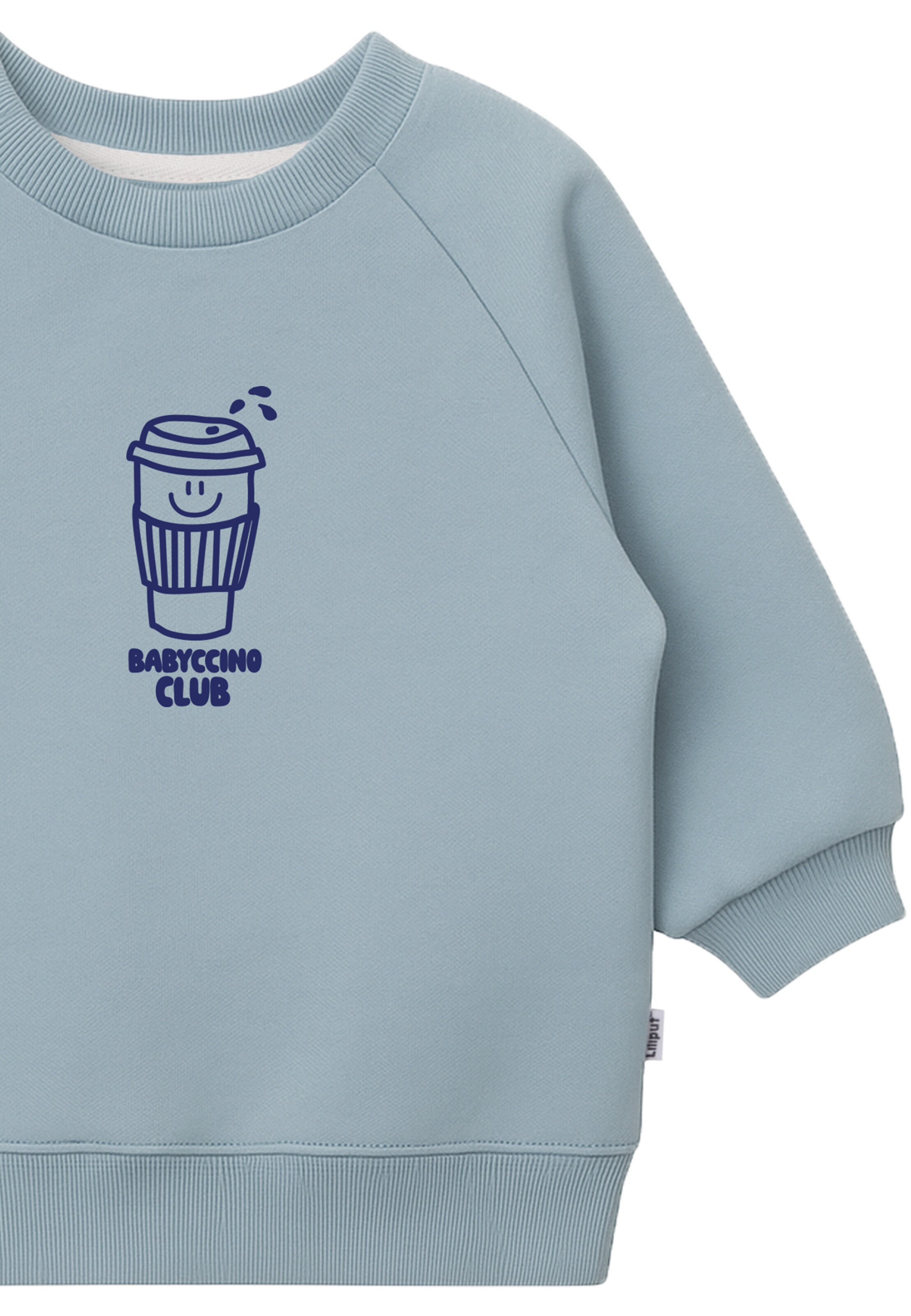 LILIPUT Sweatshirt 'Babyccino Club' in Blue