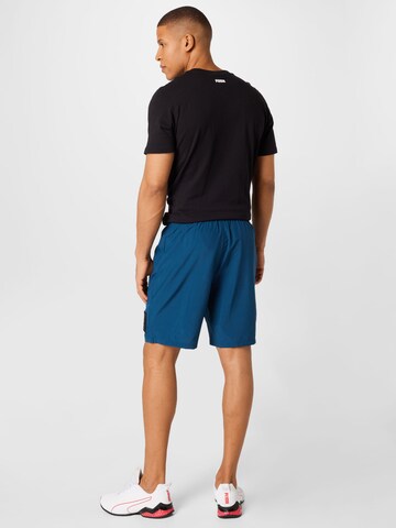 PUMA Regular Sportshorts in Blau