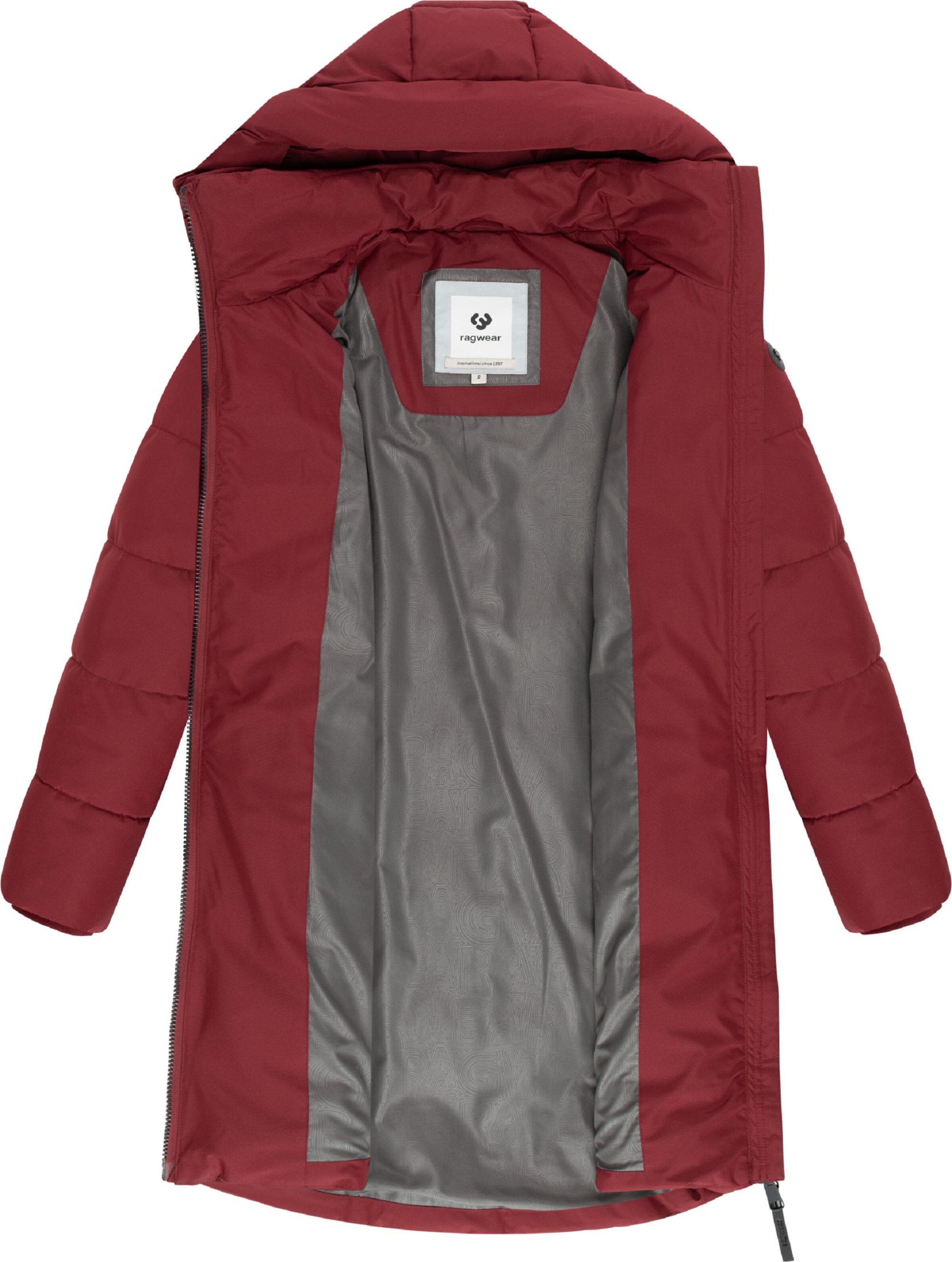 Ragwear Płaszcz zimowy 'Natalin YOUMODO' w kolorze czerwony