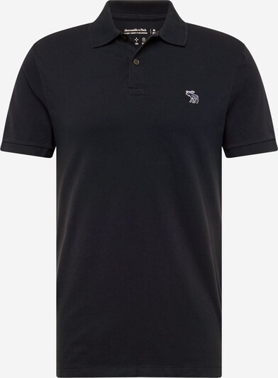 Abercrombie & Fitch Poloshirt in grau / schwarz / weiß, Produktansicht