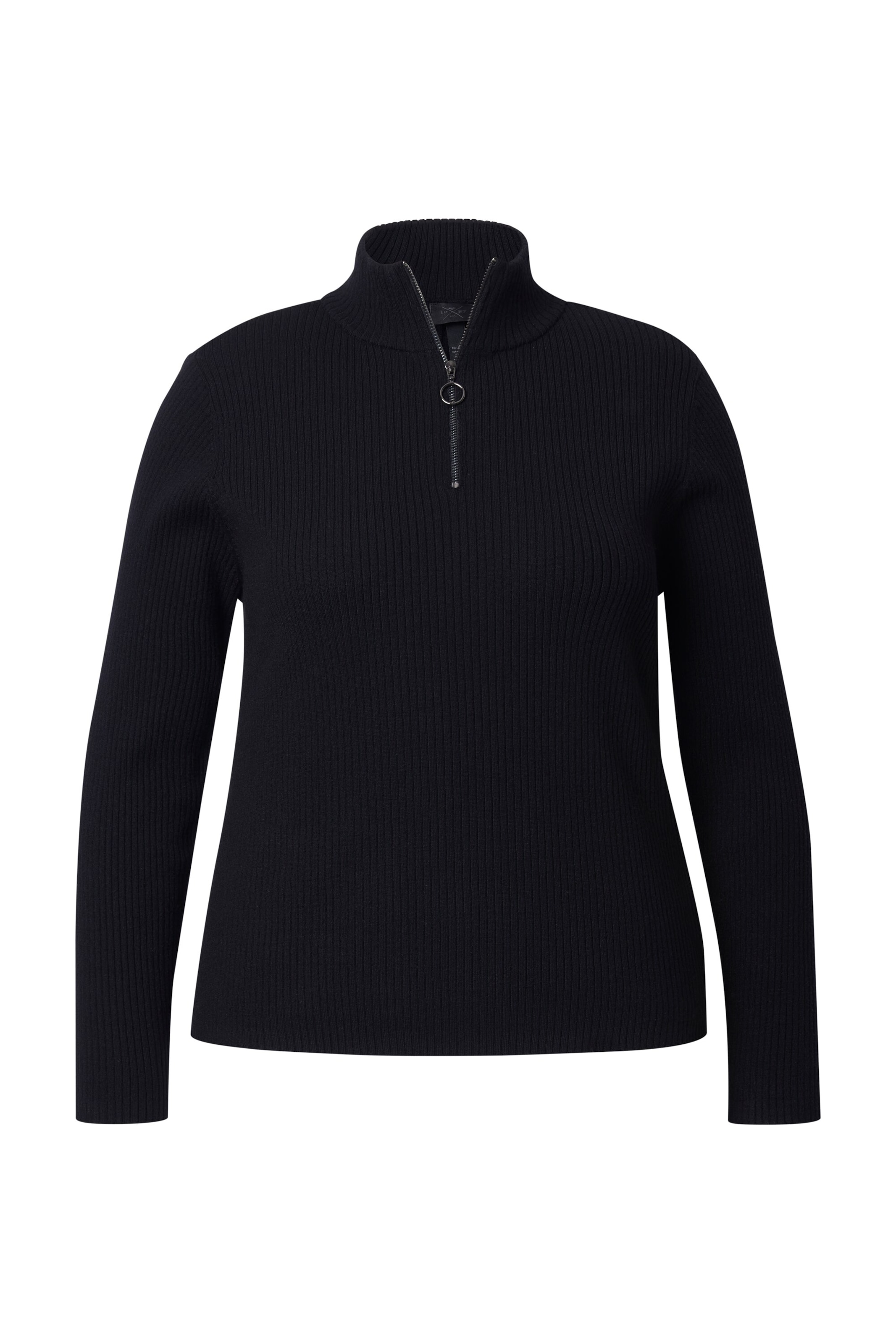 Ulla Popken Pullover in Schwarz: Vorderseite