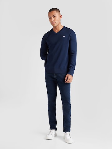 Tommy Jeans Пуловер 'ESSENTIAL' в синьо
