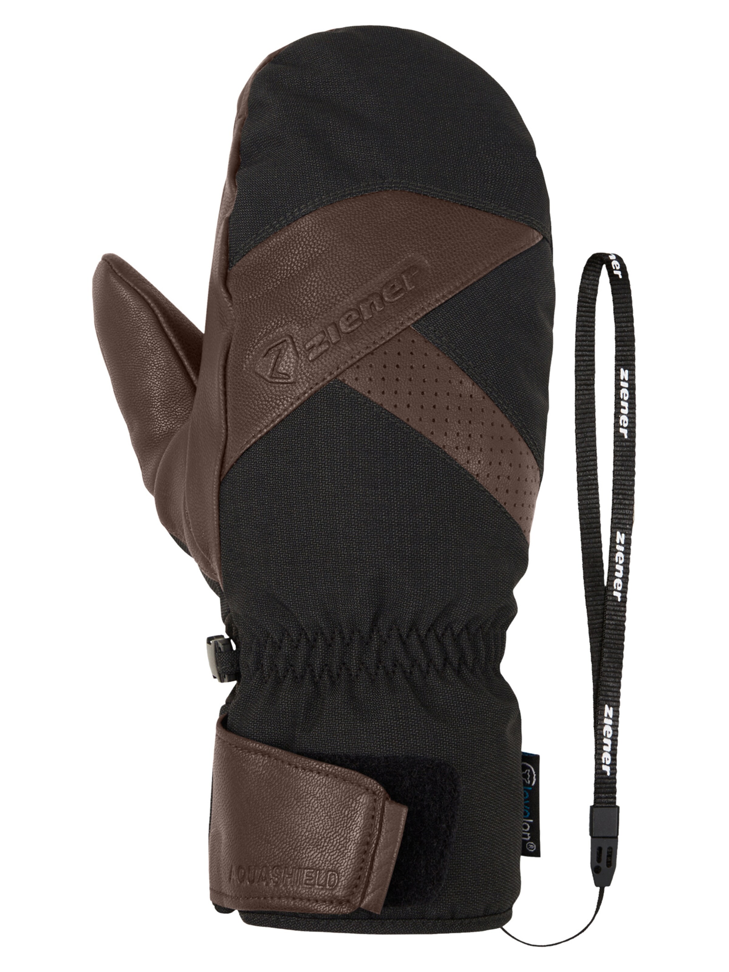 ZIENER Athletic Gloves 'Gettero' in Brown