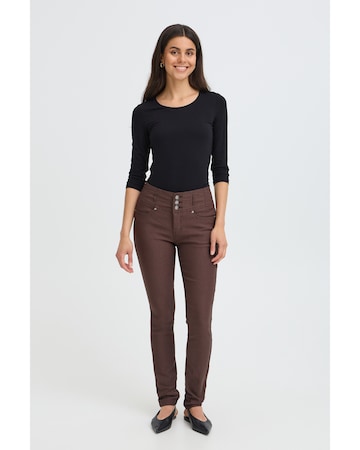 Fransa - Skinny Pantalón ' Zalin ' en marrón