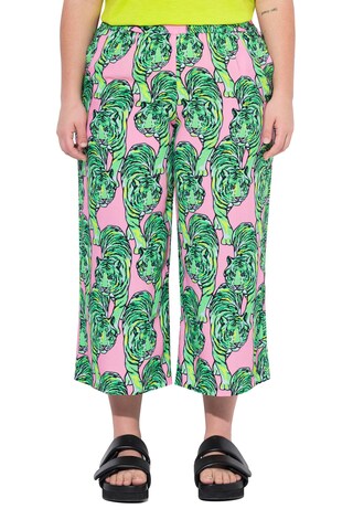 Angel of Style Wide leg Broek in Groen: voorkant