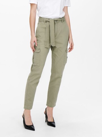 ONLY - regular Pantalón cargo 'Darsy' en verde: frente