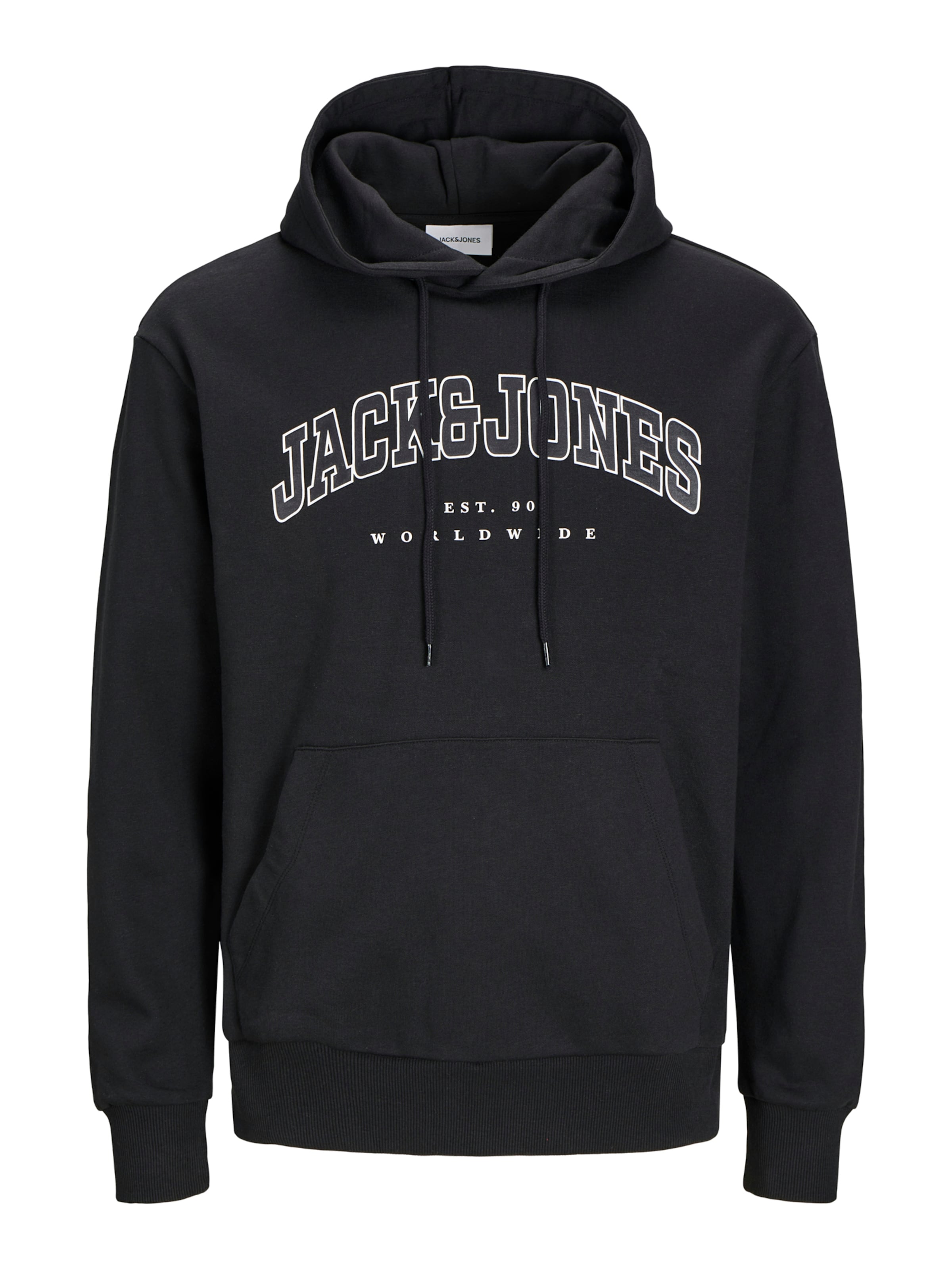 JACK & JONES Sweatshirt 'JJECaleb' i sort: forside