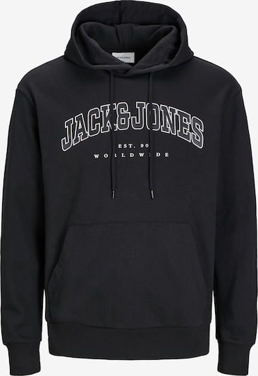 JACK & JONES Sweatshirt 'JJECaleb' in S in schwarz / weiß, Produktansicht