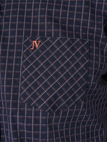 Jan Vanderstorm Comfort Fit Hemd 'Henoch' in Blau