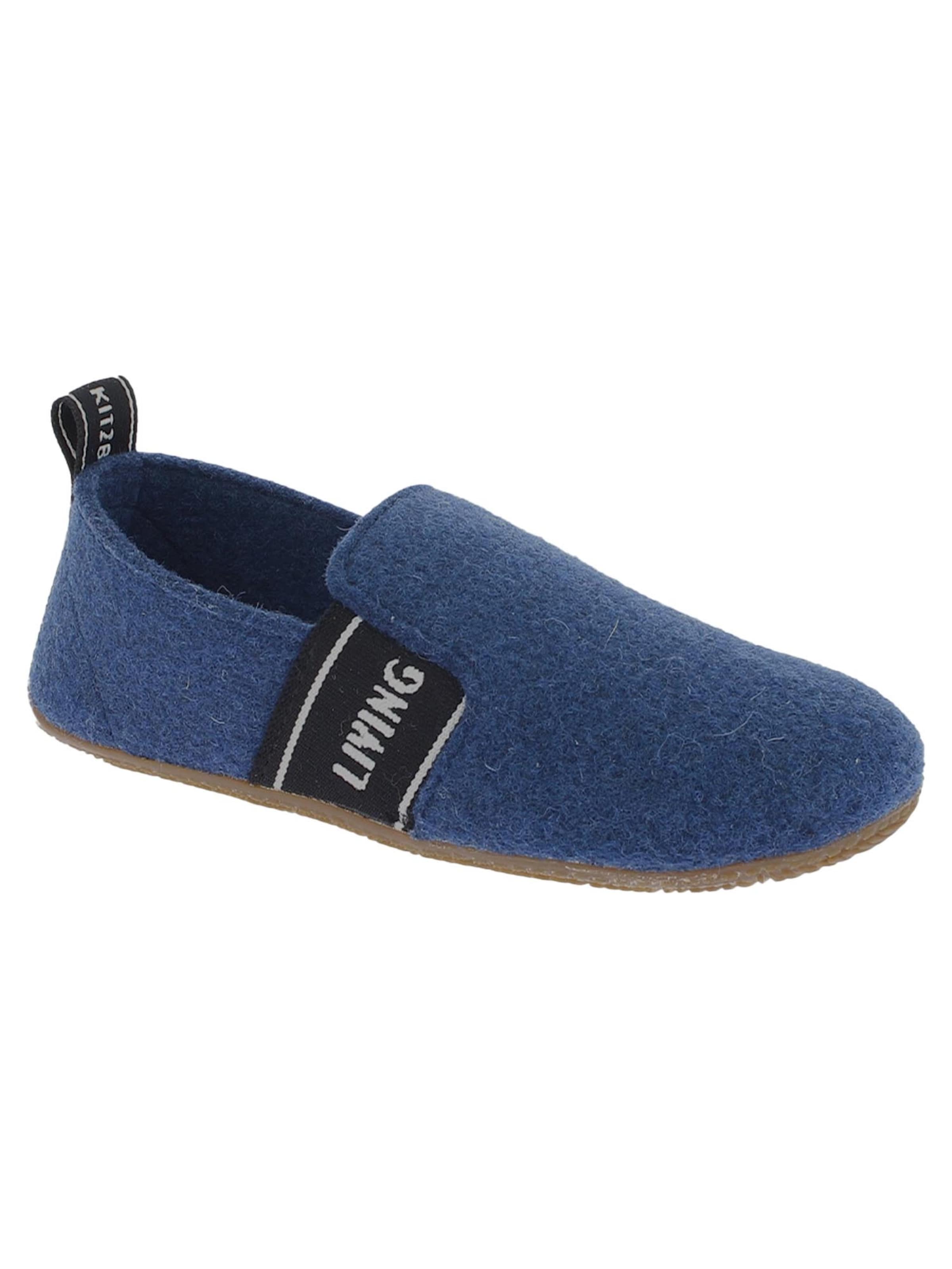 Living Kitzbühel Slippers 'Filz' in Blue
