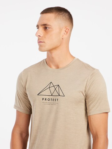 PROTEST Shirt 'PRTOliver'‌‌‌‌‌‌‌‌‌ in Braun