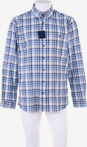 Commander Button Up Shirt in L in Blue: front