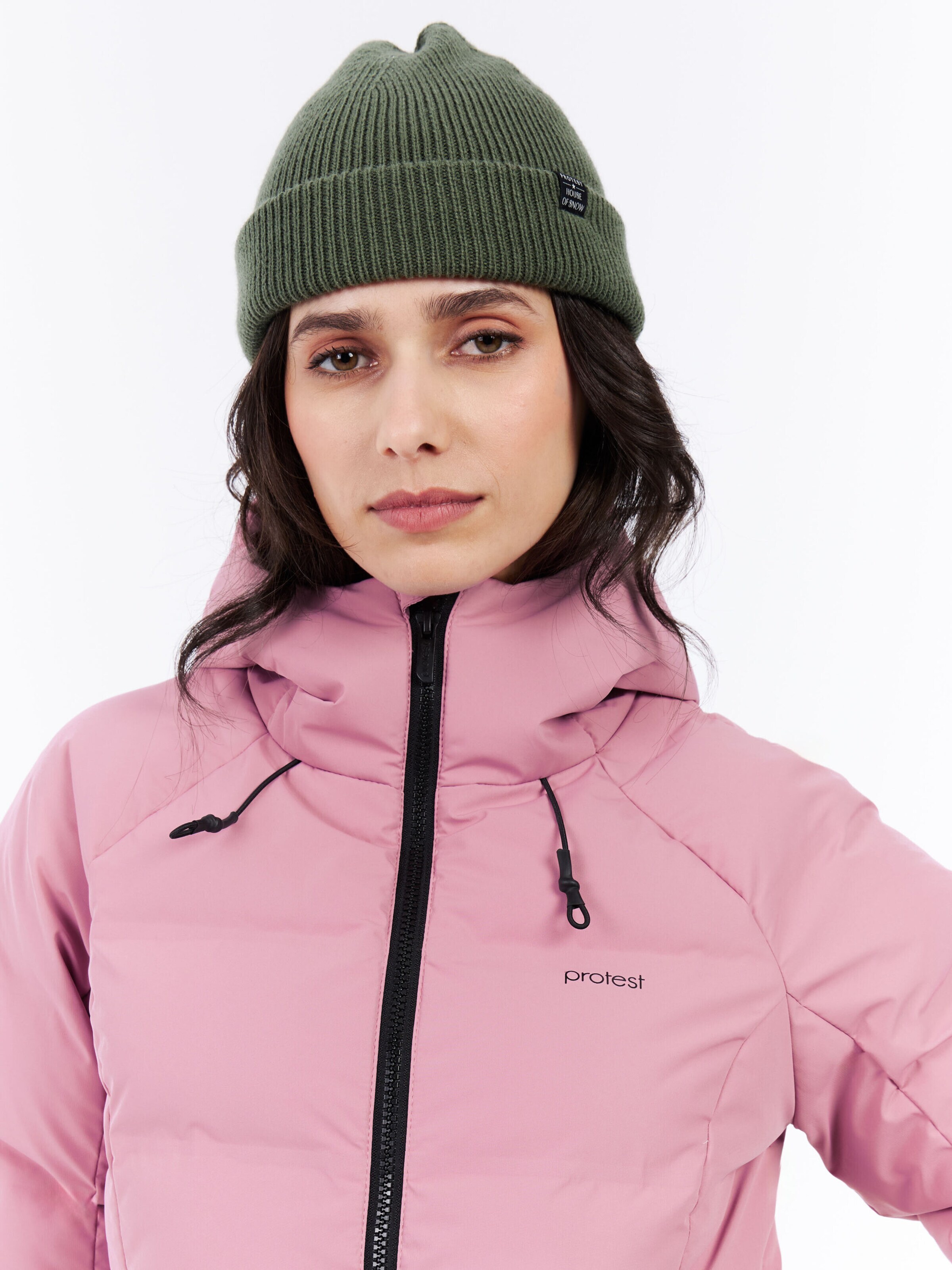 PROTEST Athletic Jacket 'PRTALYSUMI' in Pink