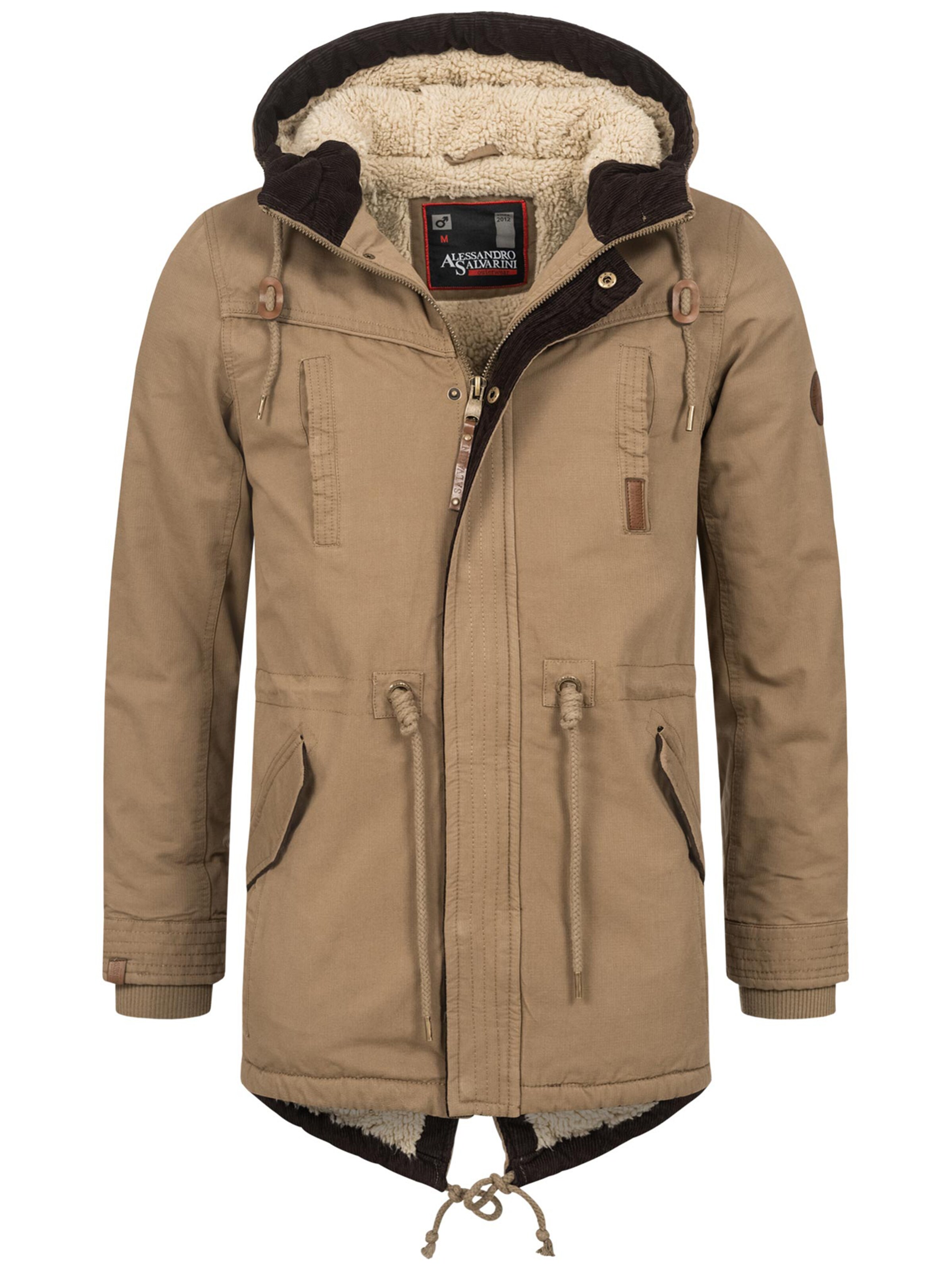 Alessandro Salvarini Parka in Beige