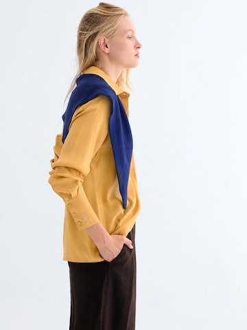 Écharpe SILK & CASHMERE en bleu