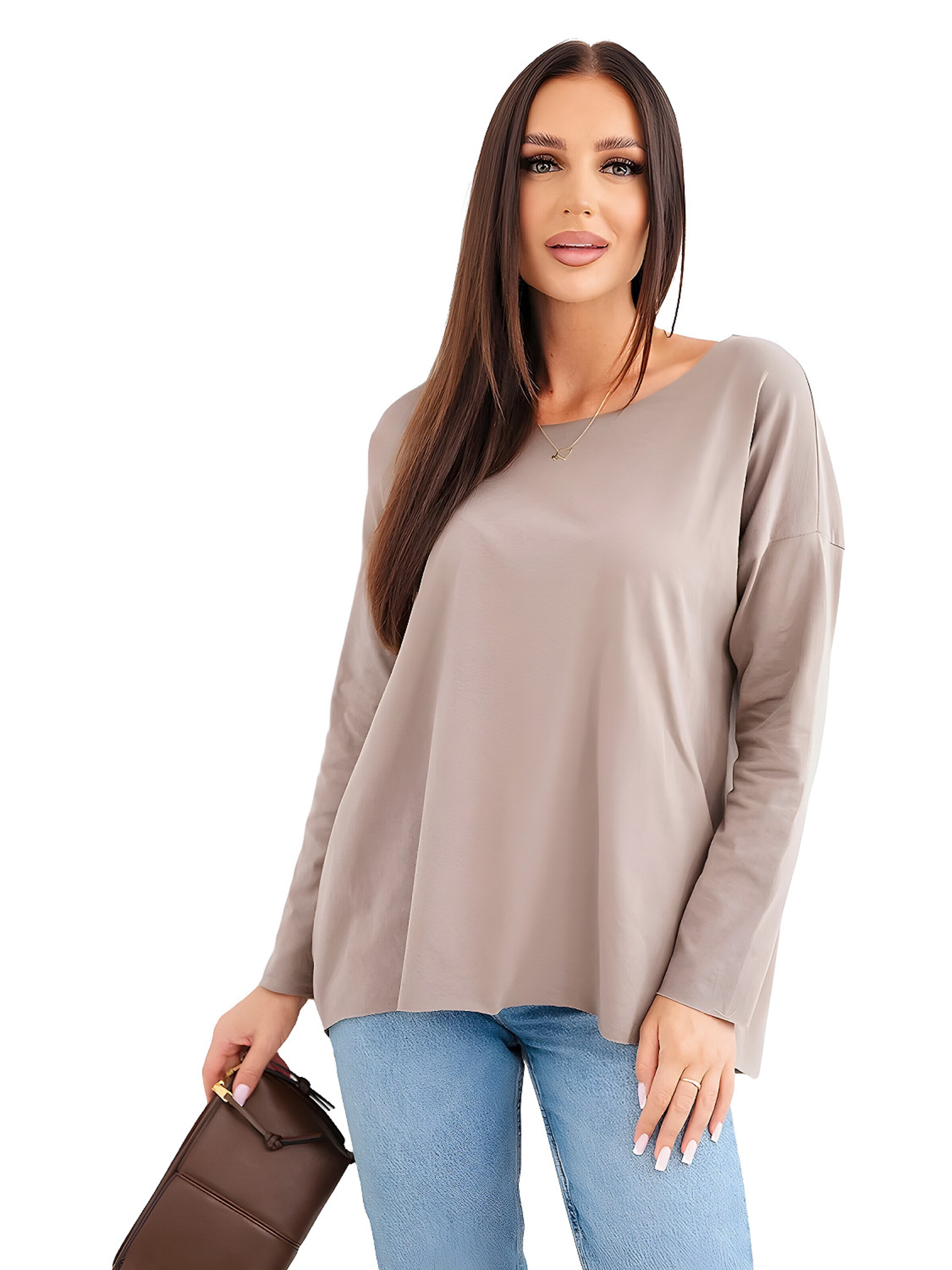 Lumera Bluse 'Xara'‌‌‌‌‌ in Grau: Vorderseite