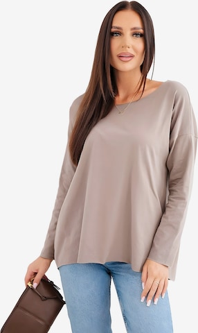 Lumera Bluse 'Xara' in Grau: Vorderseite