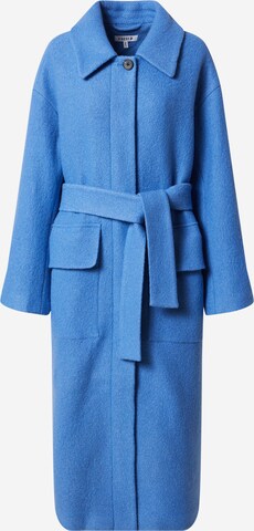 EDITED Between-Seasons Coat 'Una' in Blue: front