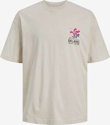JACK & JONES T-Shirt 'Capital' in Beige: predná strana