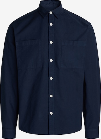 Redefined Rebel Button Up Shirt 'Jack' in Blue: front