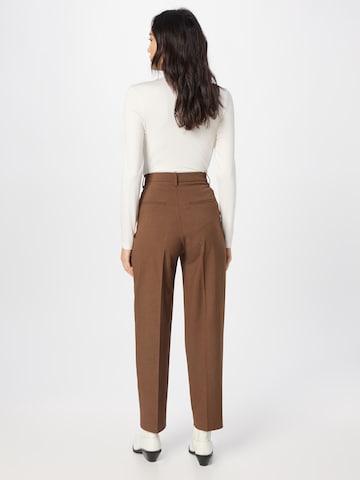 Regular Pantalon à pince 'Tyra' Lindex en marron