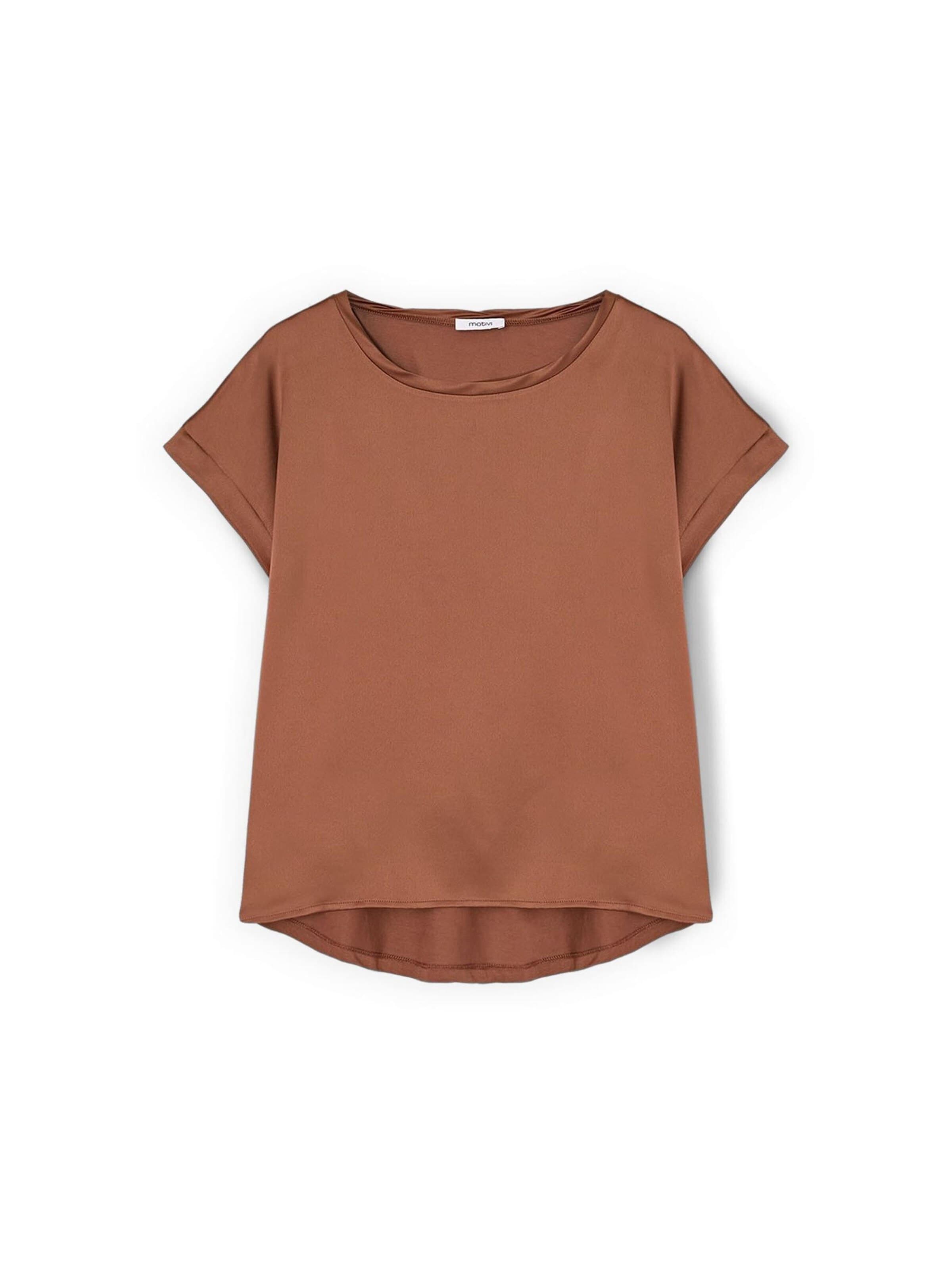 MOTIVI Shirt in Brown: front