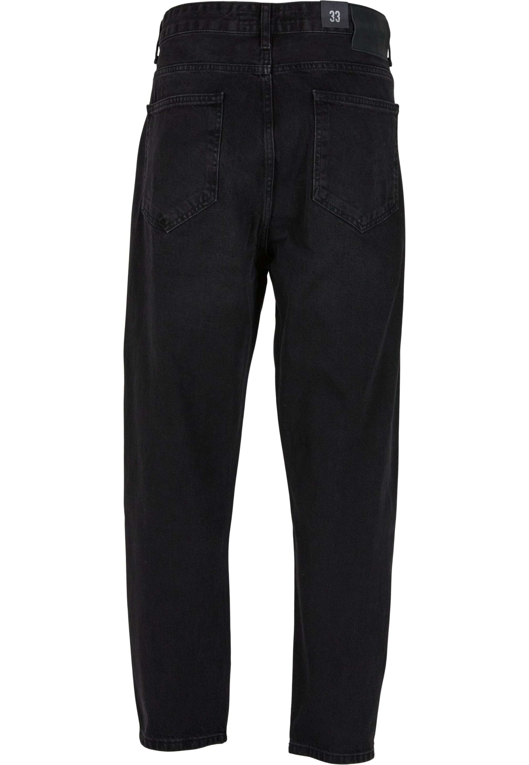 2Y Premium Loosefit Jeans in Zwart