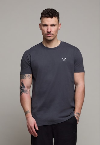 Distorted People Shirt in Grijs: voorkant