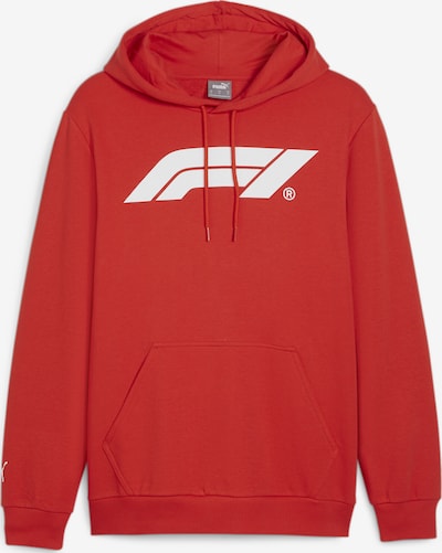 PUMA Sportsweatshirt 'F1® ESS' in XS in grenadine / weiß, Produktansicht