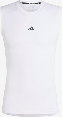 ADIDAS PERFORMANCE Funktionsshirt in Weiß: Vorderseite