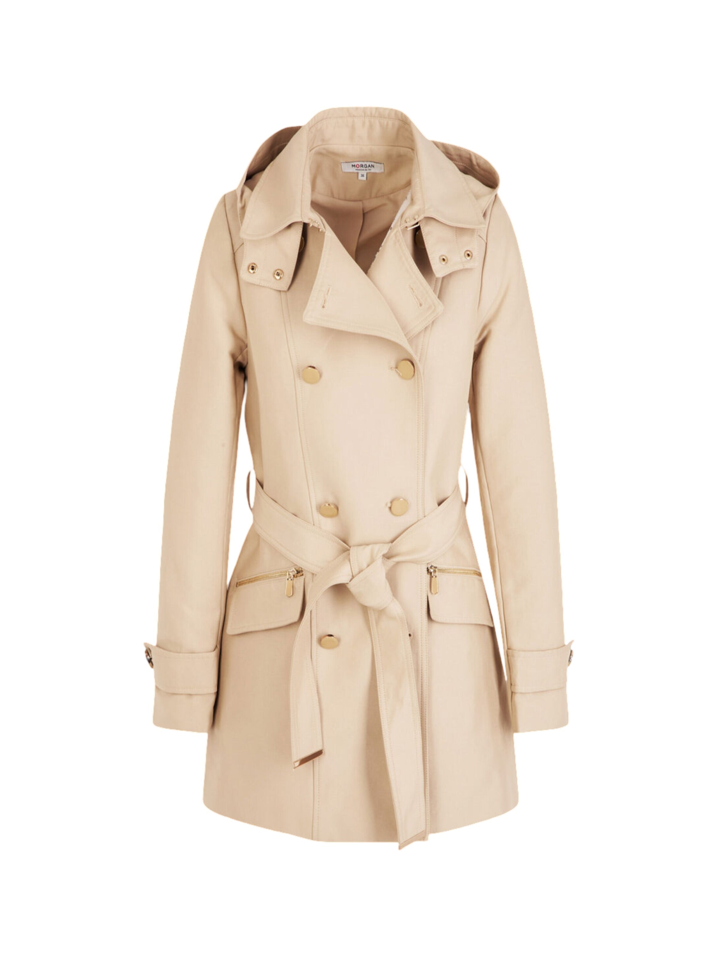 Morgan De Toi - Parca de invierno '241-GLADIA' en beige: frente