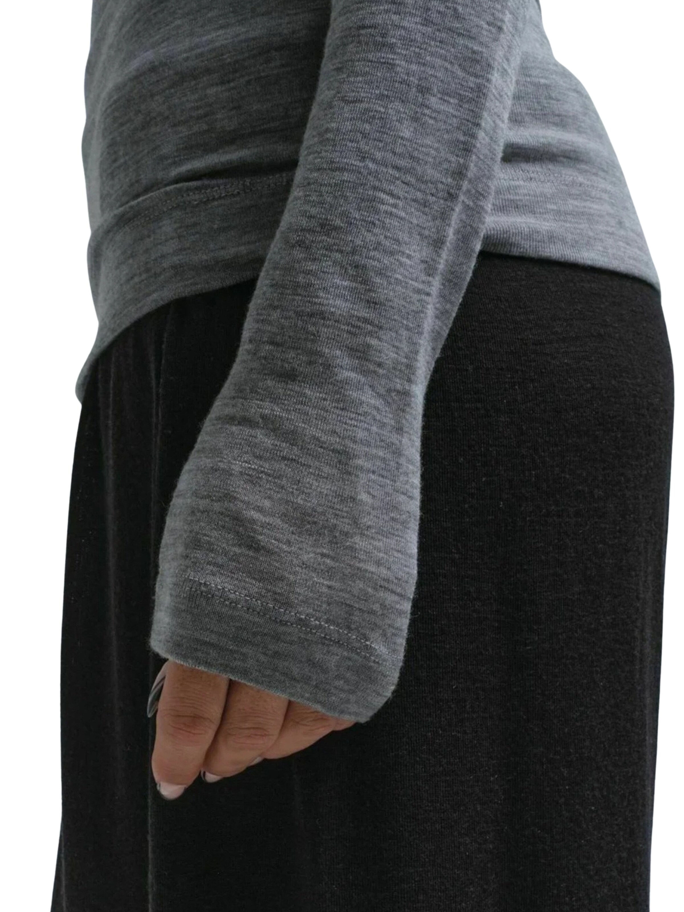 Seamless Basic Shirt 'Lola' in Grey