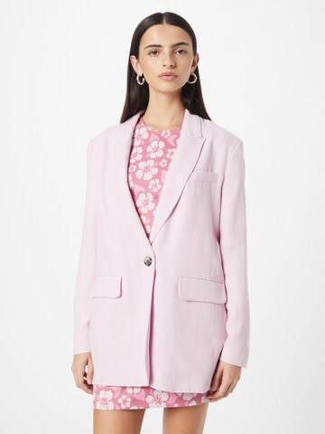 River Island Blazer in Purple: front