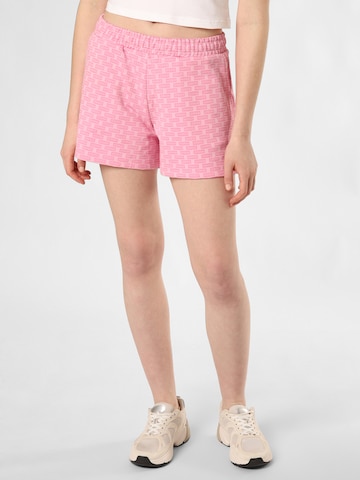 HUGO Regular Pants 'Classic Shorts_B' in Pink: front