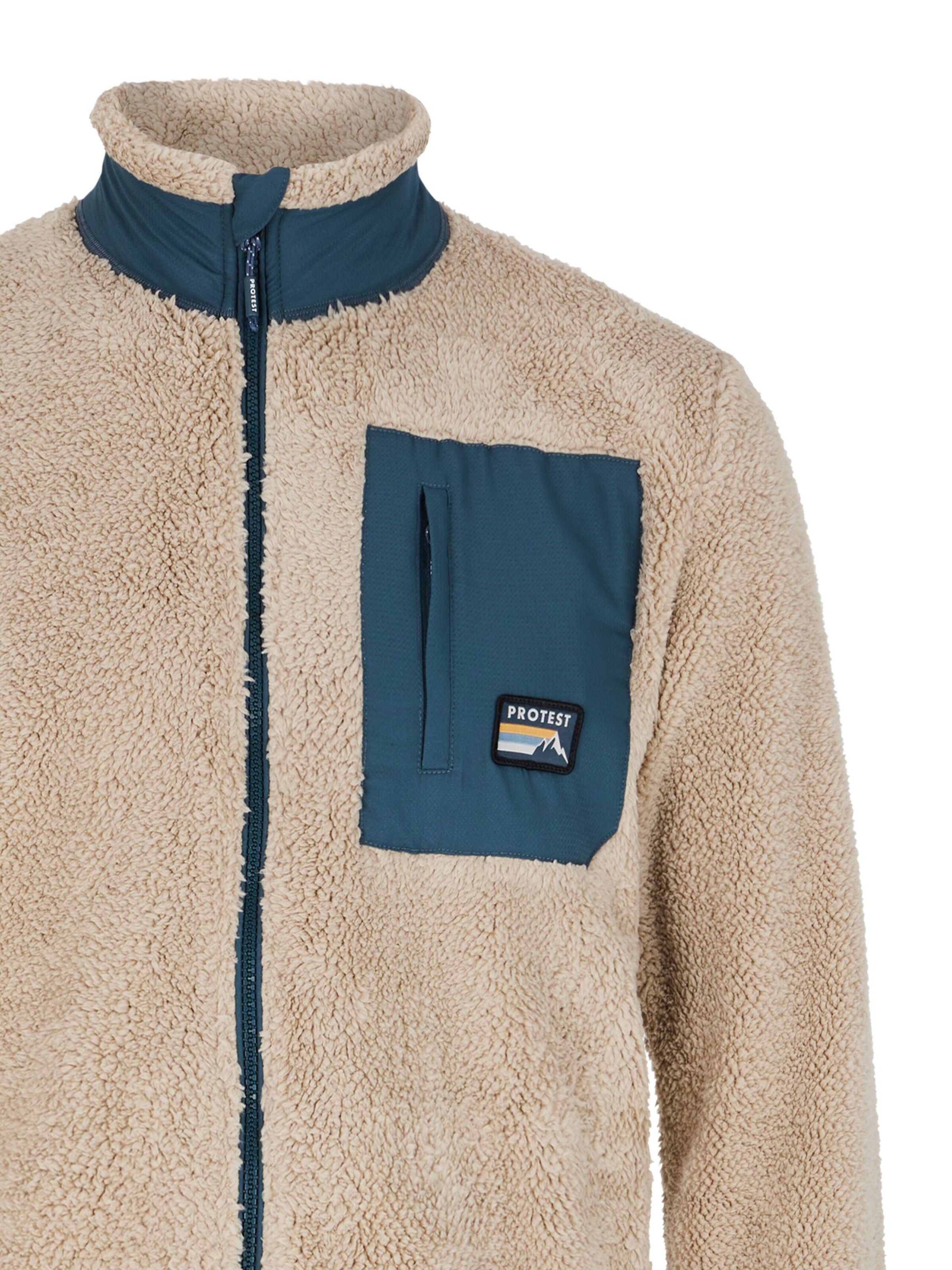 PROTEST Fleecejacke 'PRTLOAD'‌‌‌‌‌‌ in Braun