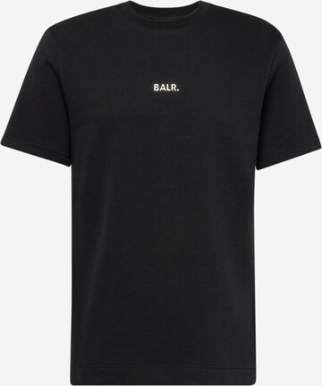 Tricou 'Q-Series' de la BALR. pe negru: față