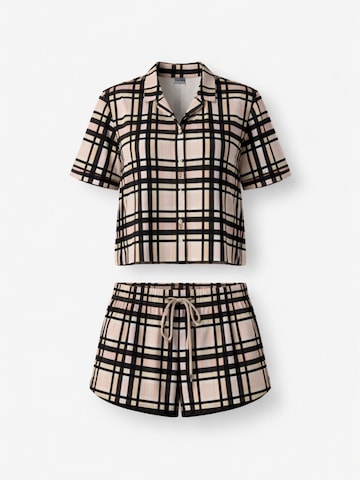 LEAFLETIC - Pijama en beige: frente