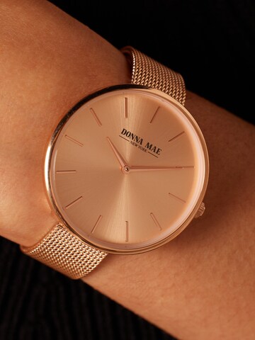 Montre à affichage analogique 'Masche' Lucardi en rose