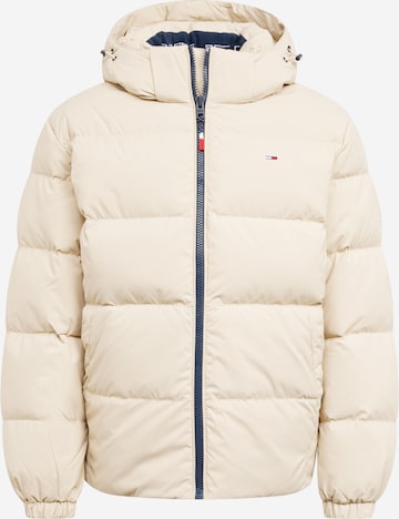 Tommy Jeans Winter Jacket 'ESSENTIAL' in Beige: front