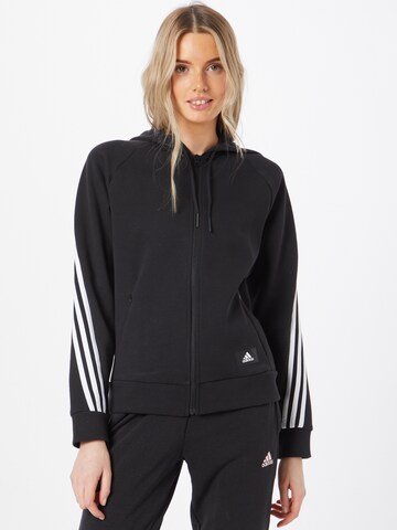 ADIDAS SPORTSWEAR Спортивная кофта 'Future Icons 3-Stripes ' в Черный: спереди