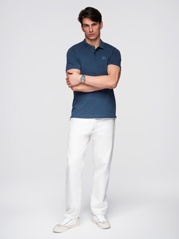 Ombre Shirt in Blau