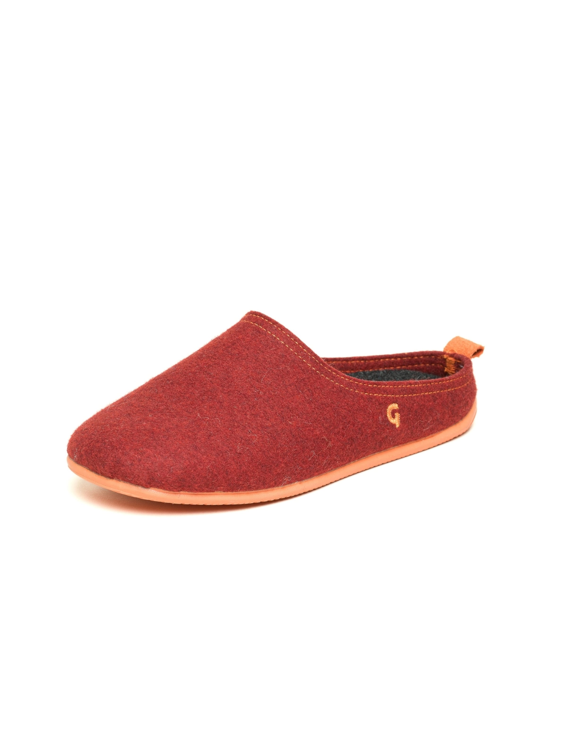 Gottstein Hausschuh 'Filzpantoffel Wool Slide-In'‌ in Rot: Vorderseite