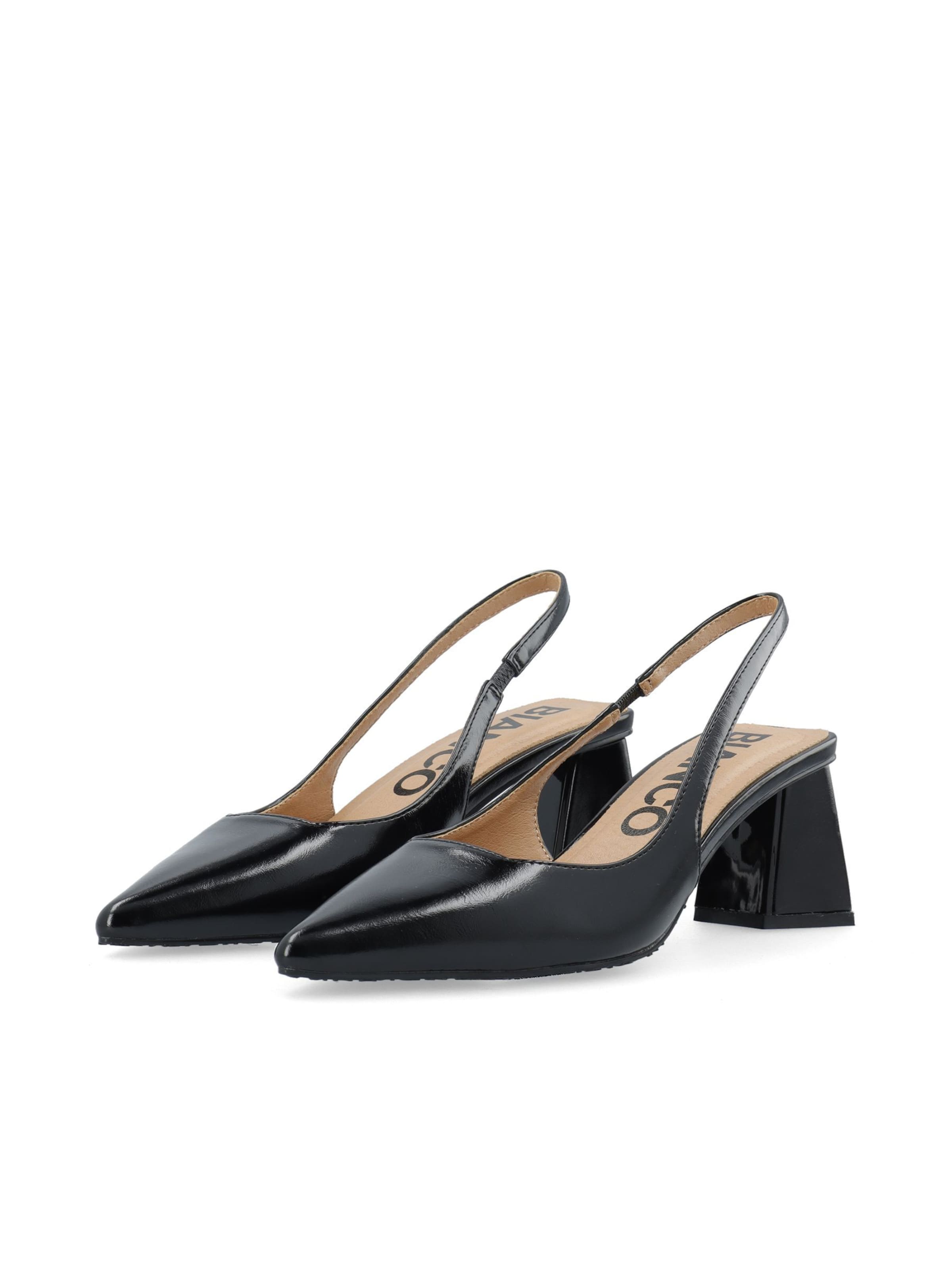 Bianco - Zapatos destalonado 'MARALYN' en negro