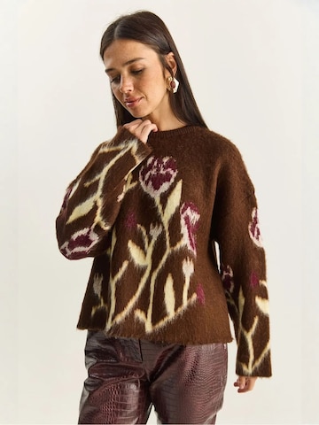 Bianco LucciPulover 'Pullover' - smeđa boja