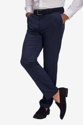JP1880 Regular Pleated Pants 'Faunus' in Blue: front
