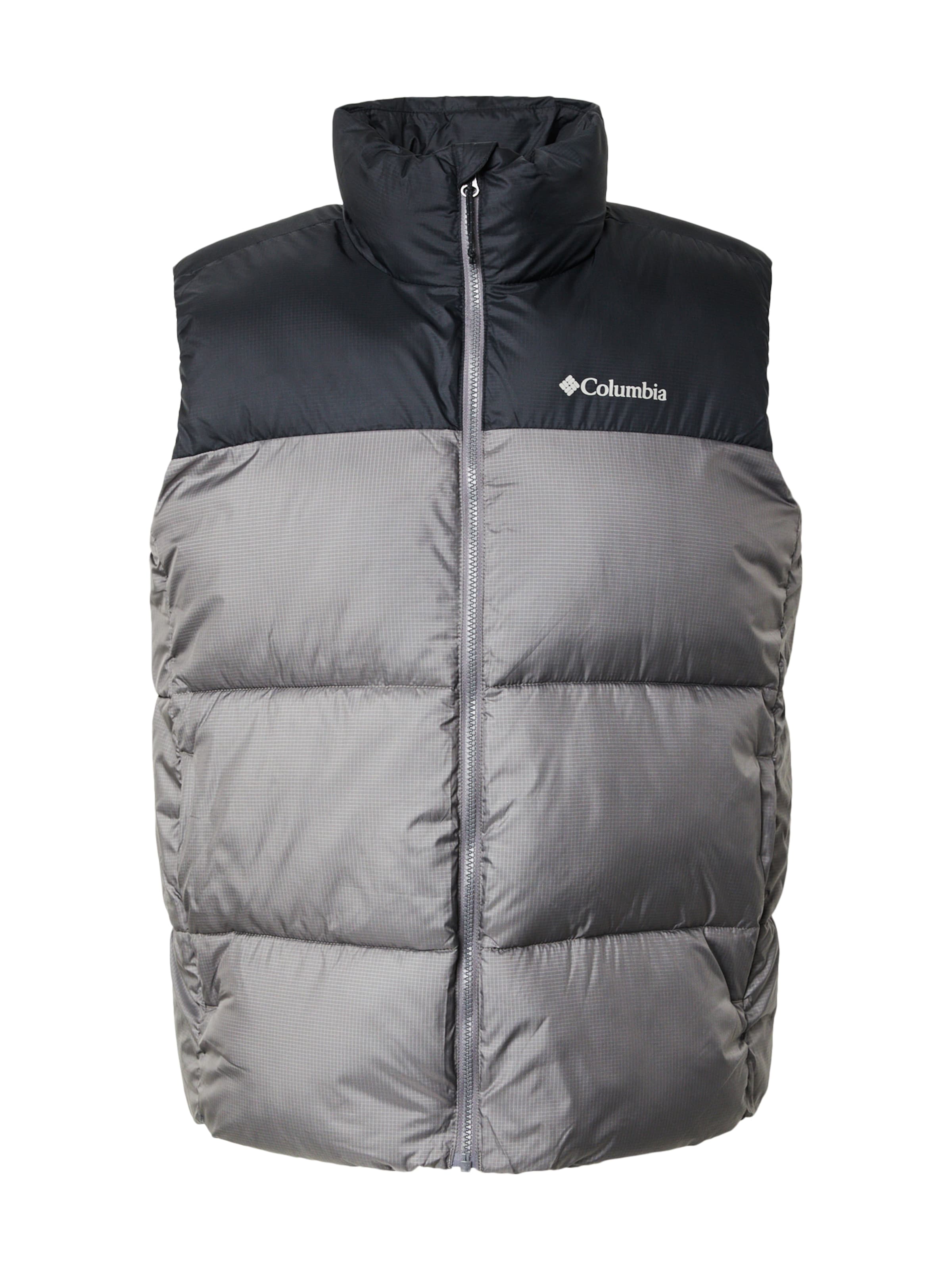 COLUMBIA Športen telovnik 'Puffect III' | siva barva: sprednja stran