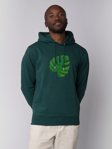 Pull-over 'Monstera 2.0' Watapparel en vert : devant