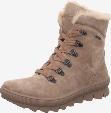 Bottines à lacets 'Novara' Legero en beige : devant