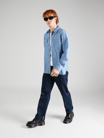 LEVI'S ® - Ajuste regular Camisa 'LS Auburn Worker' en azul