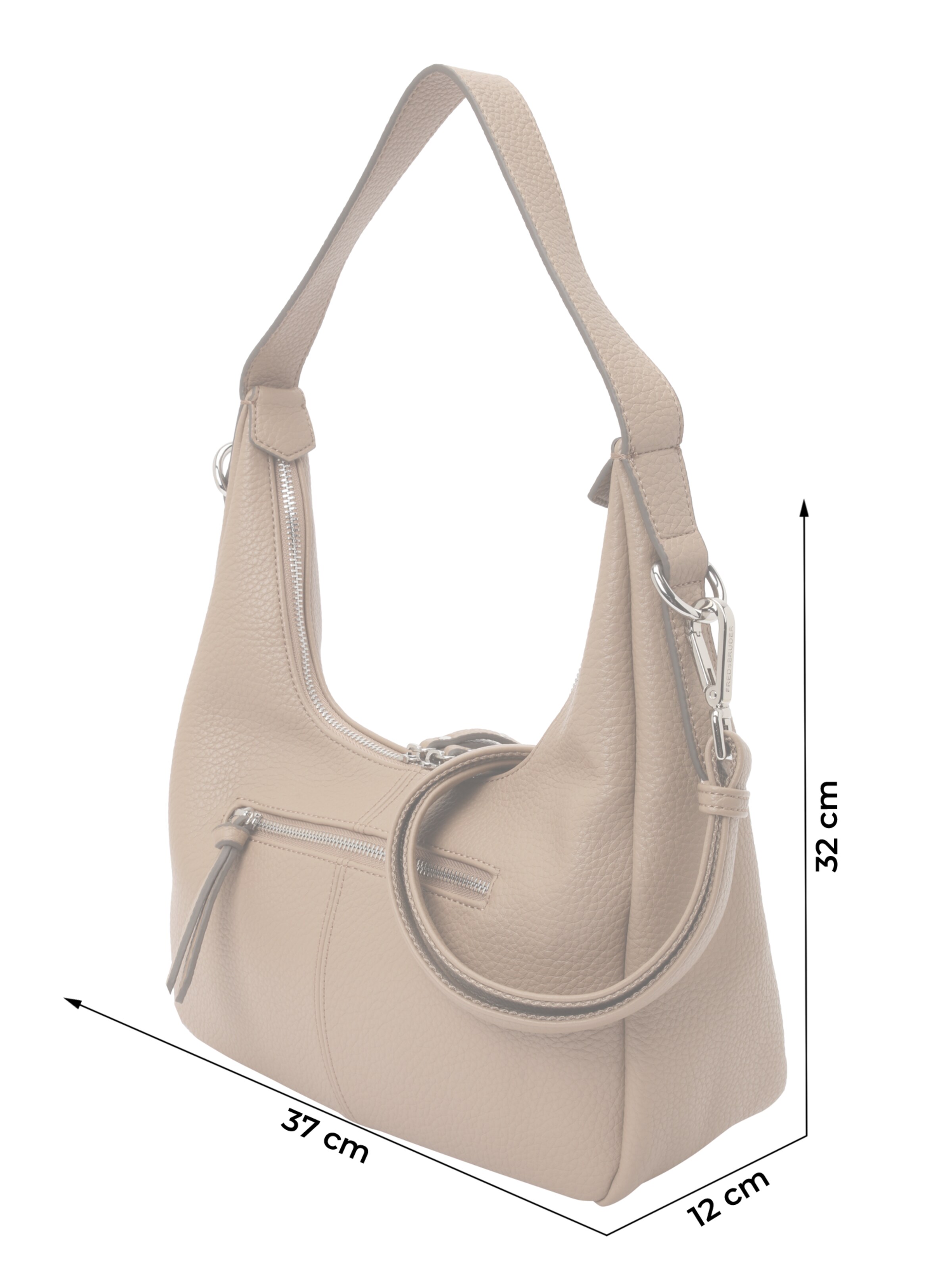 FREDsBRUDER Чанта за през рамо 'Feel wild' в сиво